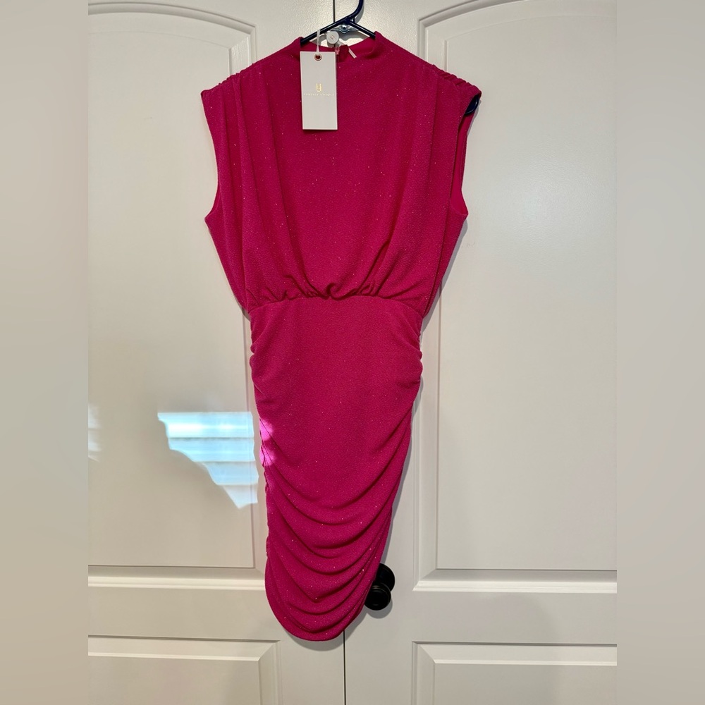 FOREVER UNIQUE Shoulder Pad Mini Dress (Brand New with Tags!)